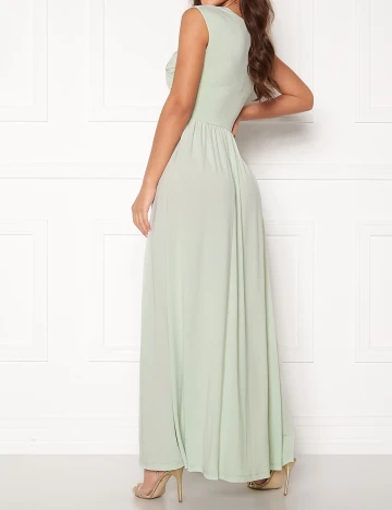 Rochie lunga Chiara Forthi, verde, XS