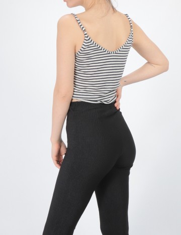 Top Hailys, bleumarin/crem, XS