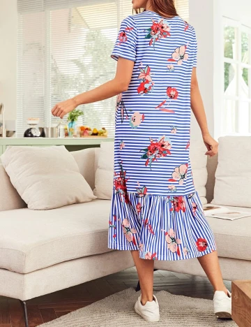 Rochie medie SHEIN, albastru, XS