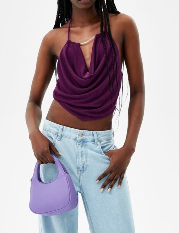 Top Bershka, mov, L