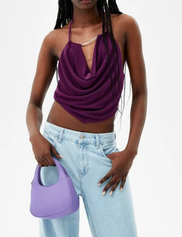 Top Bershka, mov, L