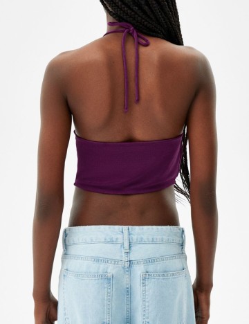 Top Bershka, mov, L