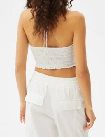 Top Bershka, alb, XS