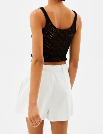 Top Bershka, negru, M