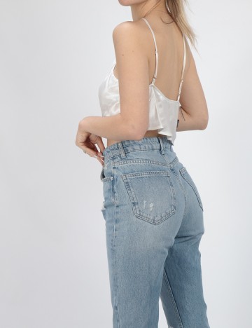 Top Bershka, alb, S