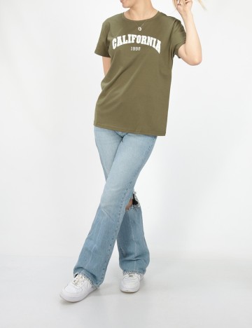 Tricou SHEIN, verde, L
