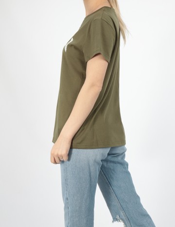 Tricou SHEIN, verde, L