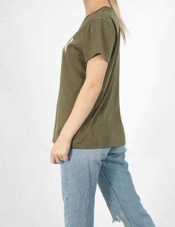 Tricou SHEIN, verde, L Verde