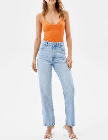 Body Bershka, portocaliu, S