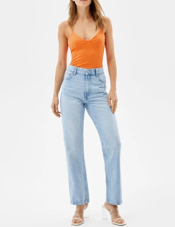 Body Bershka, portocaliu, S