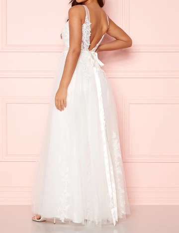 Rochie lunga Chiara Forthi, alb, 42
