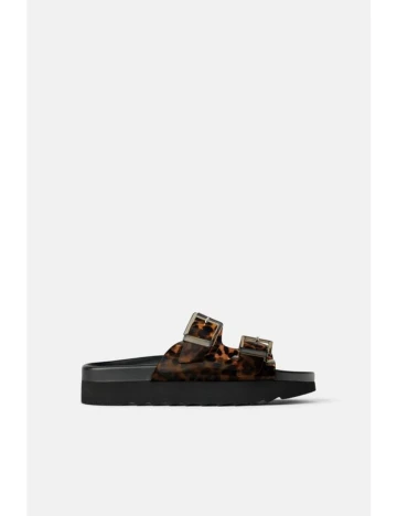 Slapi Zara, animal print, 39