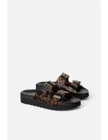 Slapi Zara, animal print, 39