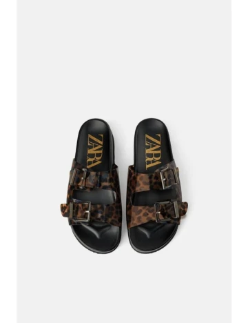 Slapi Zara, animal print, 39
