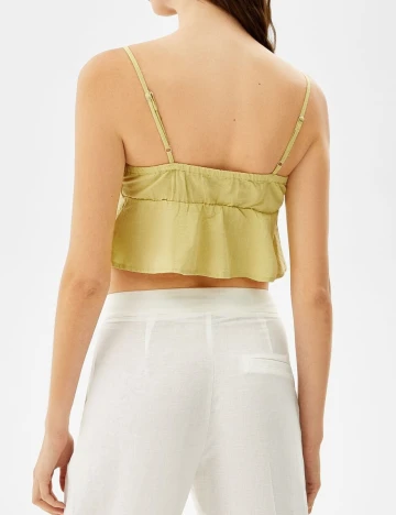 Top Bershka, galben, M