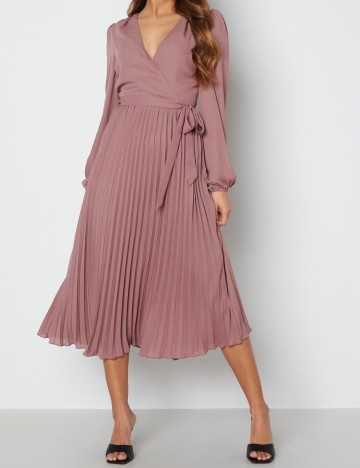 Rochie medie BUBBLEROOM, roz, 38