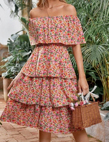 Rochie Medie SHEIN, floral, M