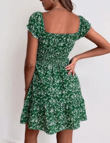 Rochie Scurta SHEIN, verde, L Verde