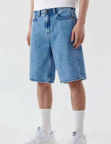 Pantaloni scurti CROPP, albastru, 32