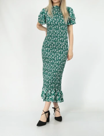 Rochie Lunga SHEIN, verde, M