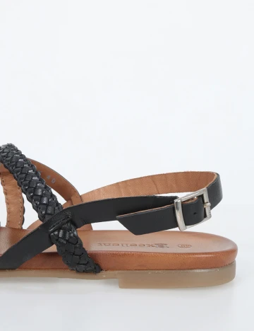Sandale Excellent, negru, 40 Negru