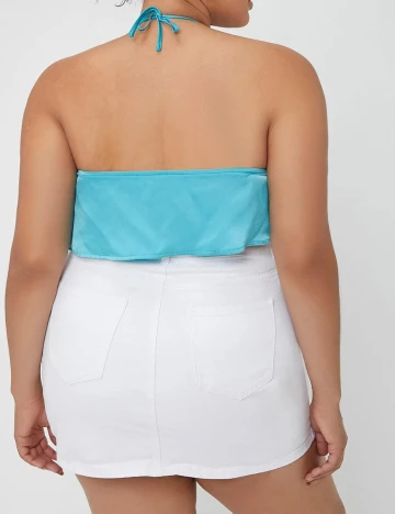 Top SHEIN CURVE, turcoaz, 2XL Verde