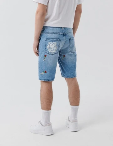 Pantaloni scurti CROPP, albastru, 36
