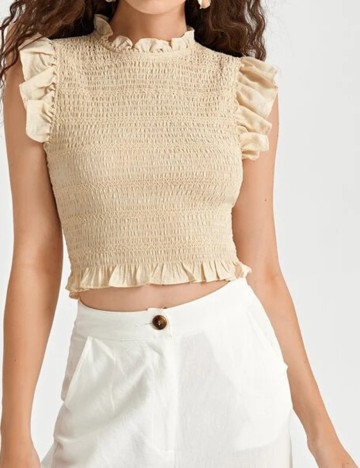 Top SHEIN, crem, L