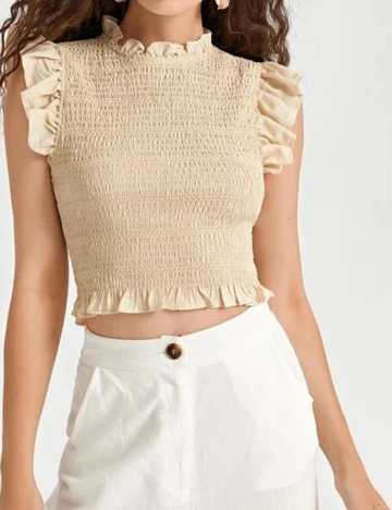 Top SHEIN, crem, L