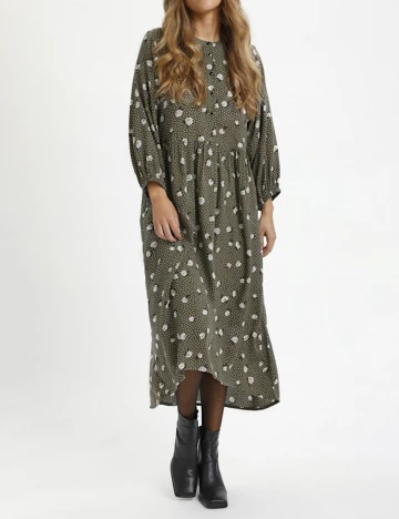 Rochie medie Kaffe, verde, 38