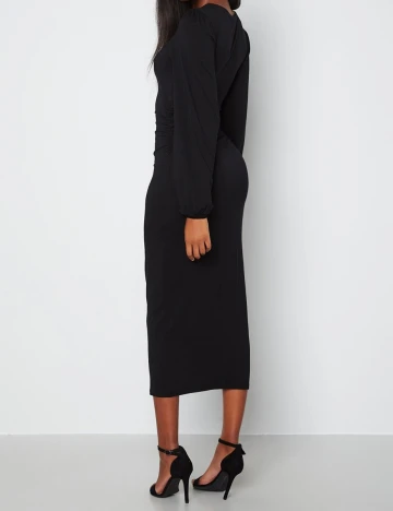 Rochie lunga BUBBLEROOM, negru, S