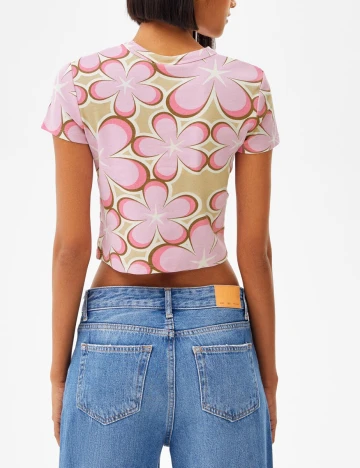 Top Bershka, roz, XS