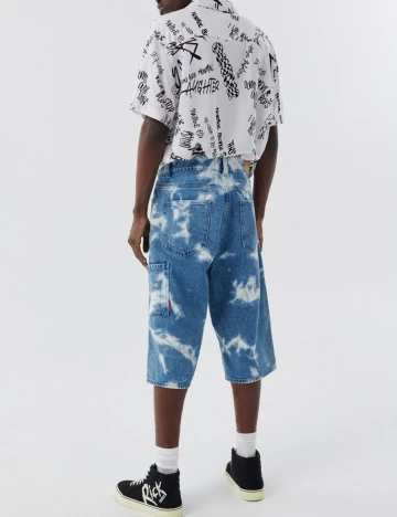 Pantaloni scurti CROPP, albastru, 28