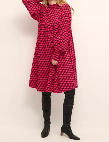 Rochie scurta Culture, roz, M