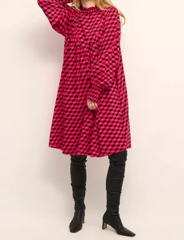 Rochie scurta Culture, roz, M Roz