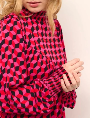 Rochie scurta Culture, roz, M Roz