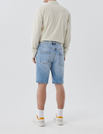 Pantaloni scurti CROPP, albastru, 28