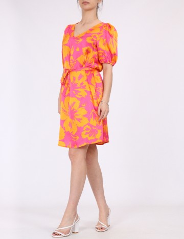 Rochie scurta Vila, roz, 40