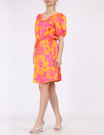 Rochie scurta Vila, roz, 40
