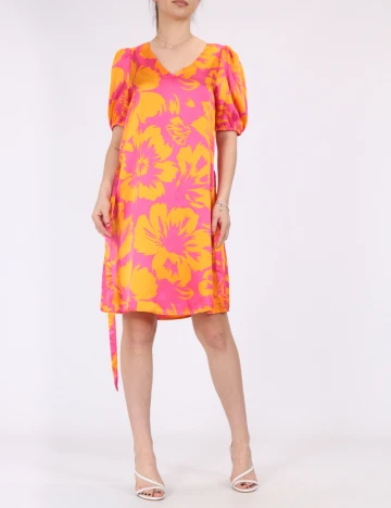 Rochie scurta Vila, roz, 40