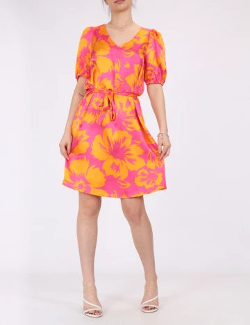 Rochie scurta Vila, roz, 40