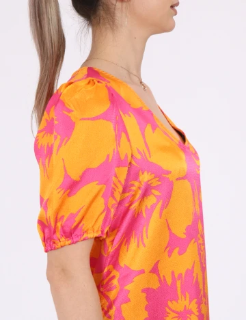 Rochie scurta Vila, roz, 40