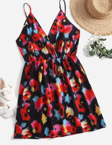 Rochie scurta SHEIN CURVE, mix culori, 3XL