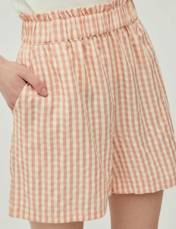 Pantaloni scurti Vila, piersica, 34