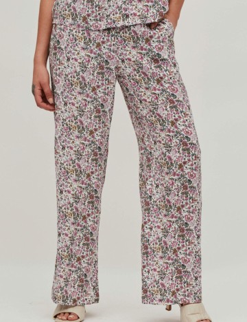 
						Pantaloni Vila, floral, 34