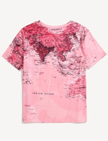 Tricou SHEIN CURVE, roz, 2XL