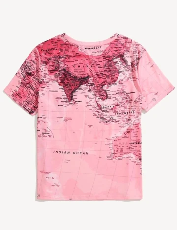 Tricou SHEIN CURVE, roz, 2XL