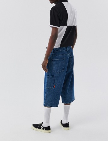 Pantaloni scurti CROPP, albastru, 30