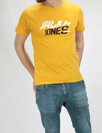 Tricou Jack&Jones, galben, M Galben