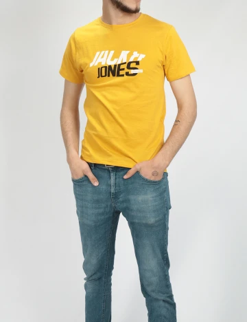 Tricou Jack&Jones, galben, M Galben